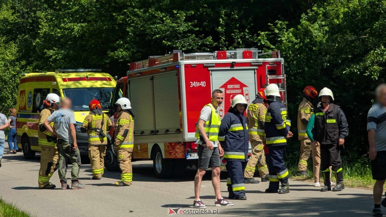 Wypadek w Zabielu [14.06.2025] - zdjęcie #16 - eOstroleka.pl