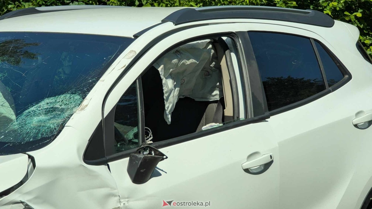 Wypadek w Zabielu [14.06.2025] - zdjęcie #14 - eOstroleka.pl