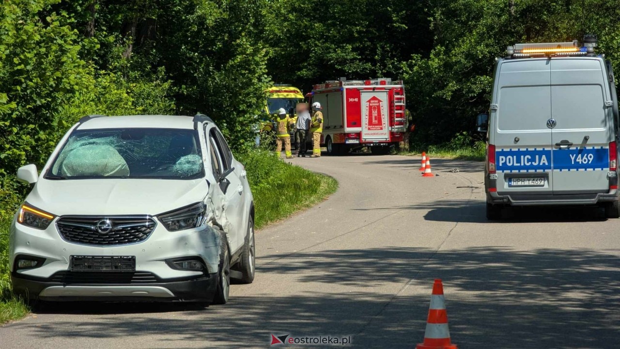 Wypadek w Zabielu [14.06.2025] - zdjęcie #13 - eOstroleka.pl
