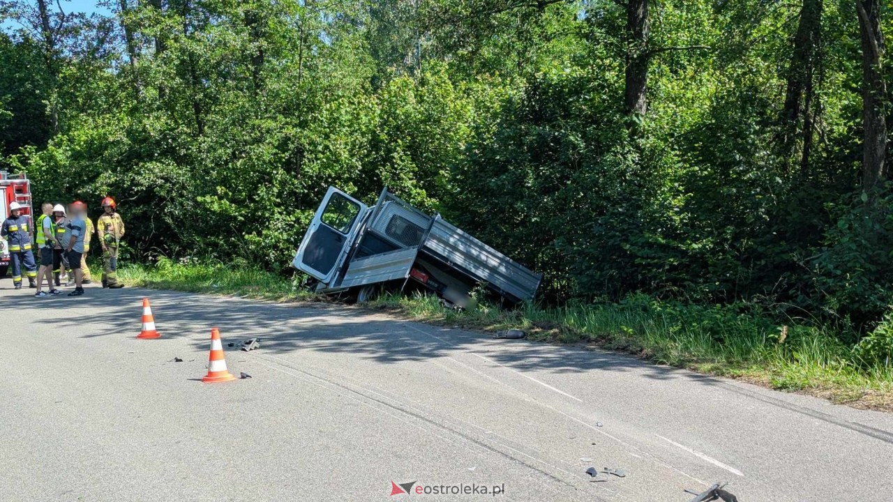 Wypadek w Zabielu [14.06.2025] - zdjęcie #12 - eOstroleka.pl