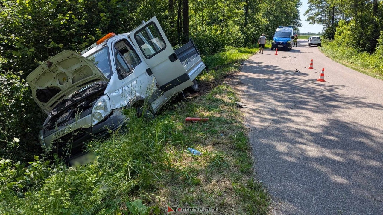 Wypadek w Zabielu [14.06.2025] - zdjęcie #7 - eOstroleka.pl