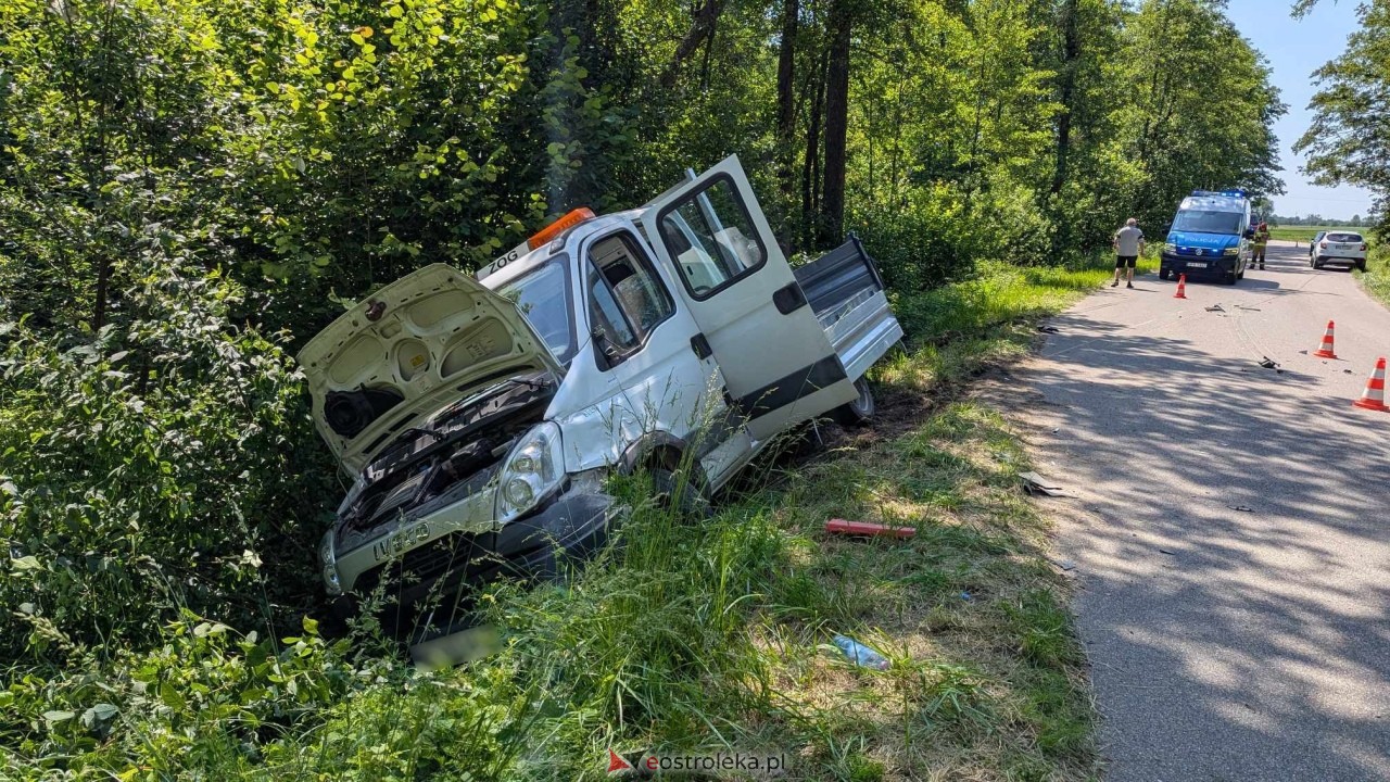 Wypadek w Zabielu [14.06.2025] - zdjęcie #6 - eOstroleka.pl