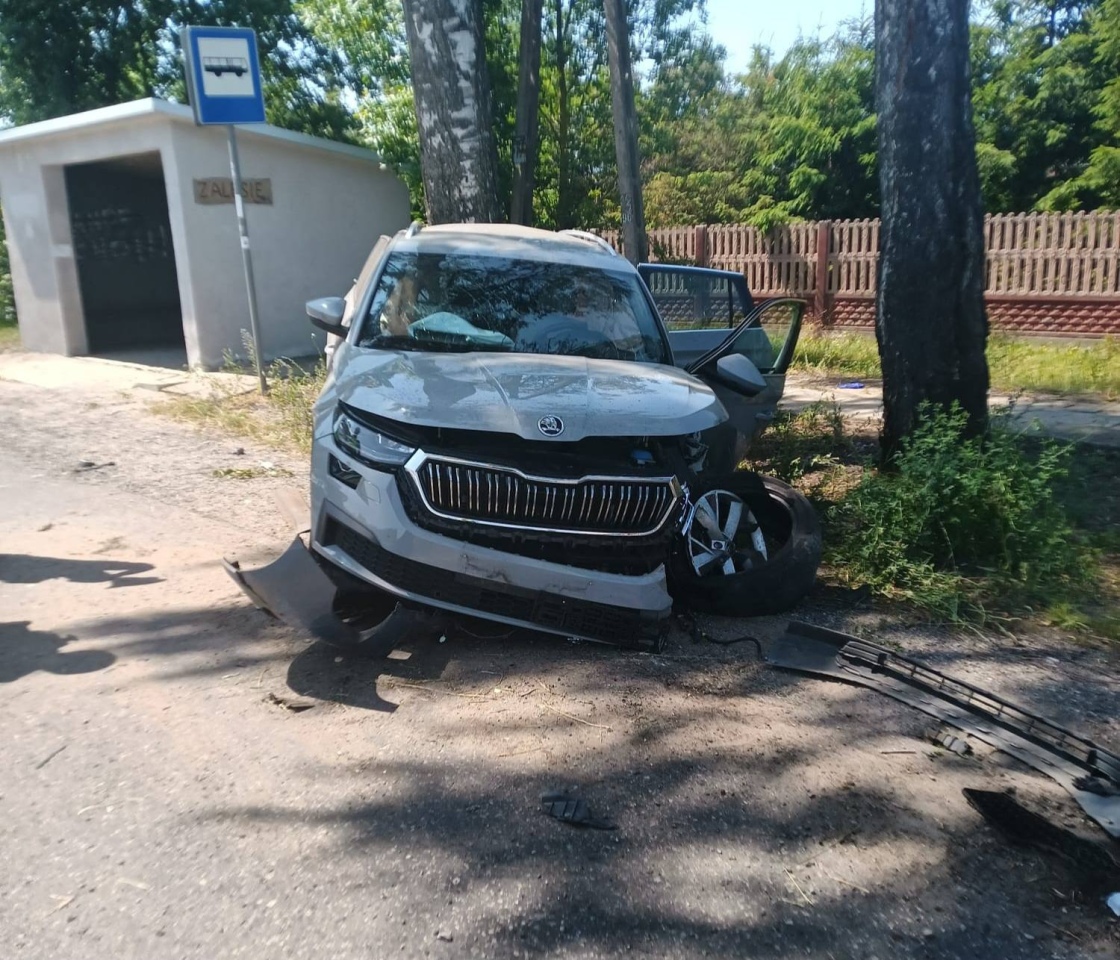 Wypadek na DK-53 w Zalesiu [21.06.2025] - zdjęcie #5 - eOstroleka.pl