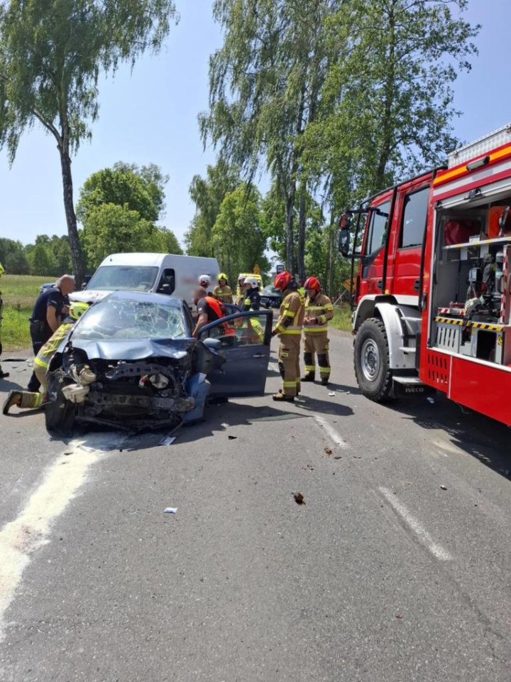 Wypadek na DK-53 w Zalesiu [21.06.2025] - zdjęcie #7 - eOstroleka.pl