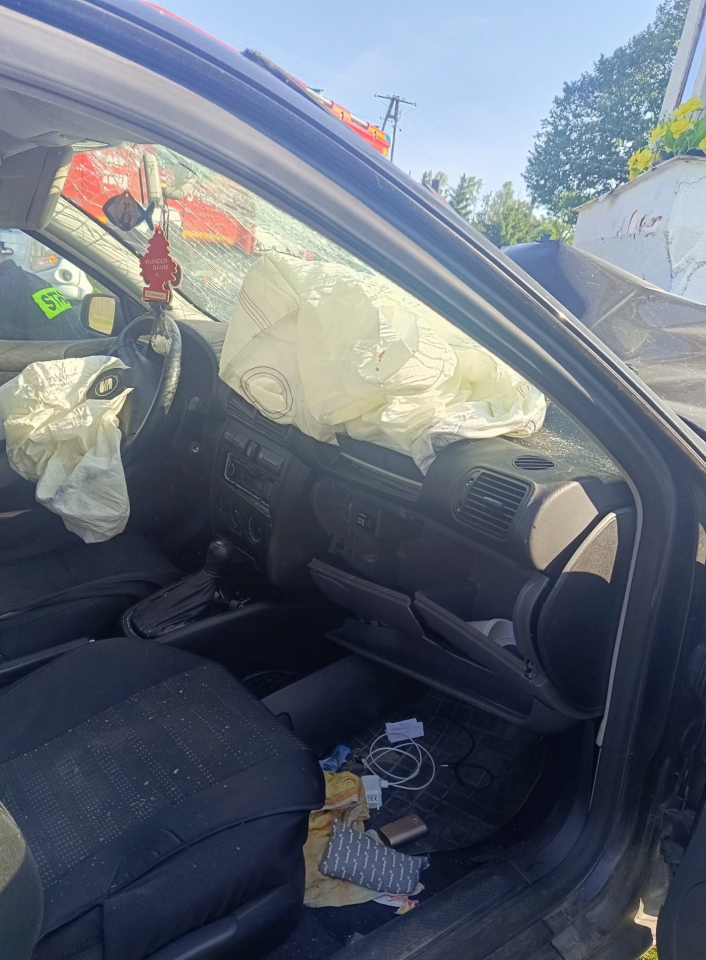Wypadek w Kobylinie [22.06.2025] - zdjęcie #2 - eOstroleka.pl