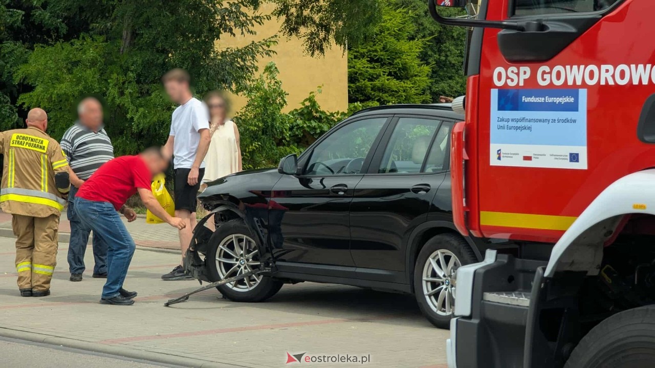 Wypadek w Goworowie [23.06.2025] - zdjęcie #3 - eOstroleka.pl