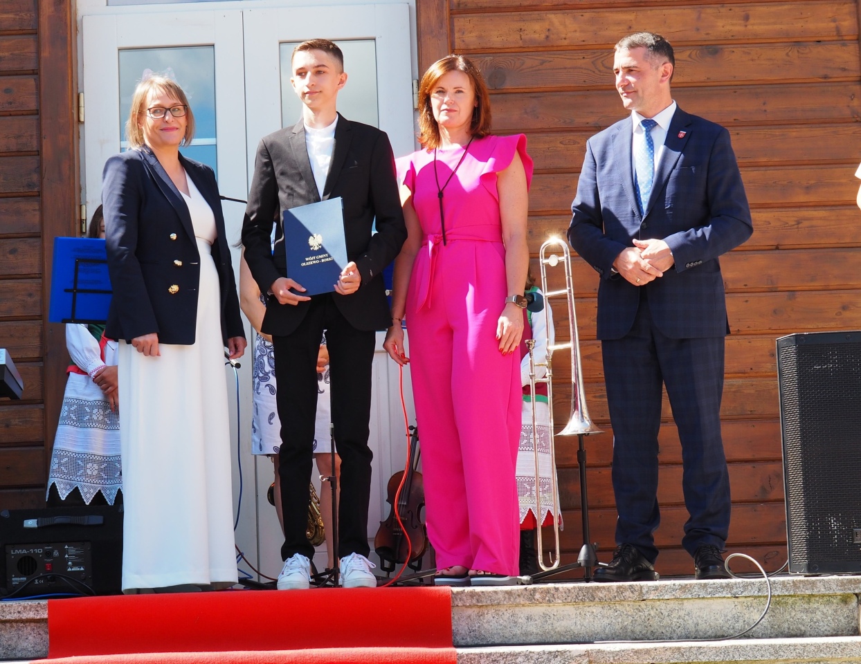 Uczniowie docenieni za wyjątkowe osiągnięcia – gala nagród wójta Gminy Olszewo-Borki [26.06.2025] - zdjęcie #6 - eOstroleka.pl