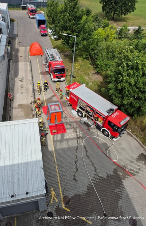Ćwiczenia ratownicze w OSM Piątnica w Ostrołęce [27.06.2025] - zdjęcie #4 - eOstroleka.pl