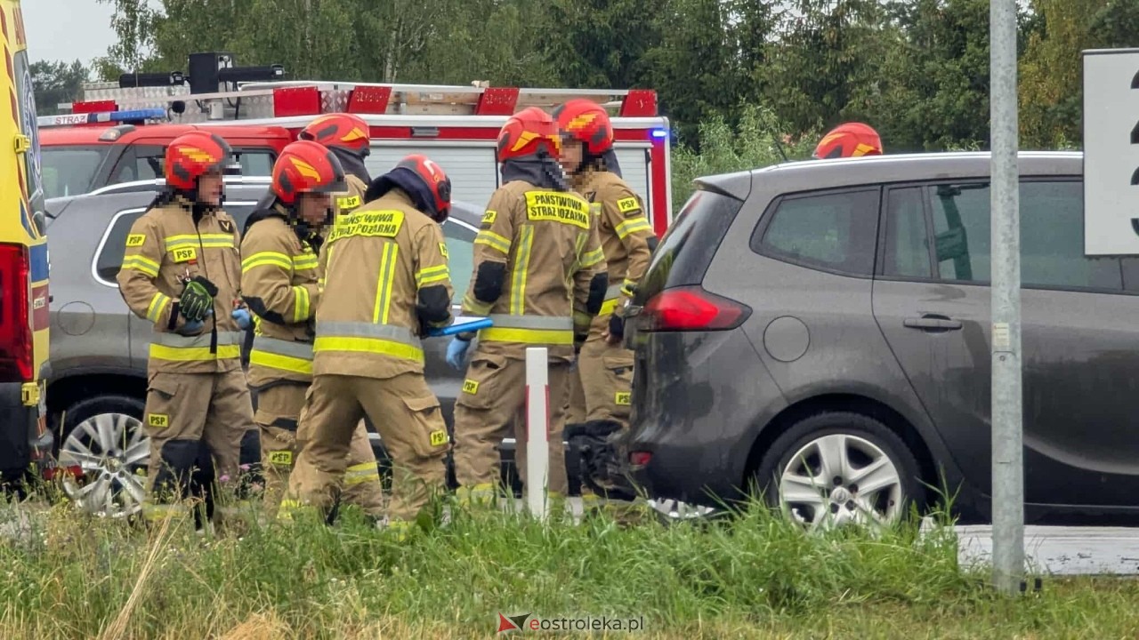 Zderzenie przy Goworowskiej [8.07.2025] - zdjęcie #1 - eOstroleka.pl