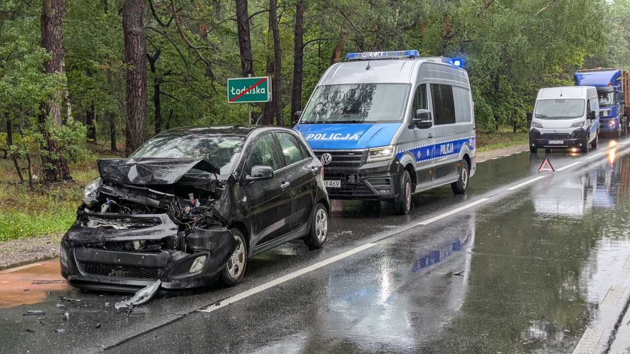 Wypadek w Łodziskach [9.07.2025] - zdjęcie #5 - eOstroleka.pl