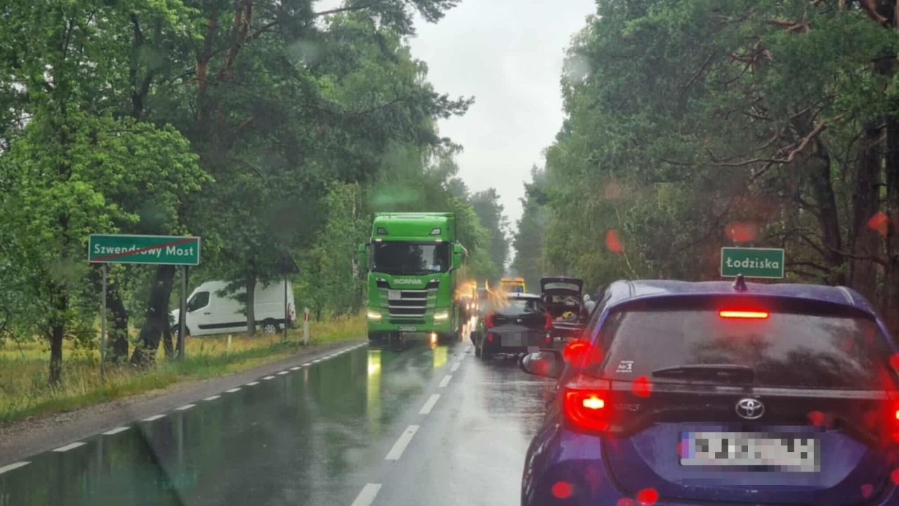 Wypadek w Łodziskach [9.07.2025] - zdjęcie #12 - eOstroleka.pl