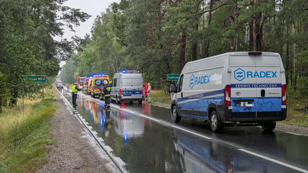 Wypadek w Łodziskach [9.07.2025] - zdjęcie #2 - eOstroleka.pl