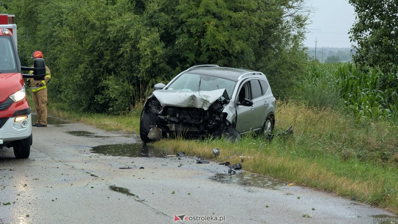 Wypadek między Zabielem o Ołdakami [9.07.2025] - zdjęcie #10 - eOstroleka.pl