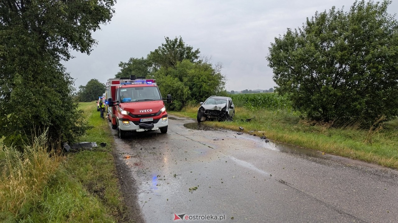 Wypadek między Zabielem o Ołdakami [9.07.2025] - zdjęcie #8 - eOstroleka.pl
