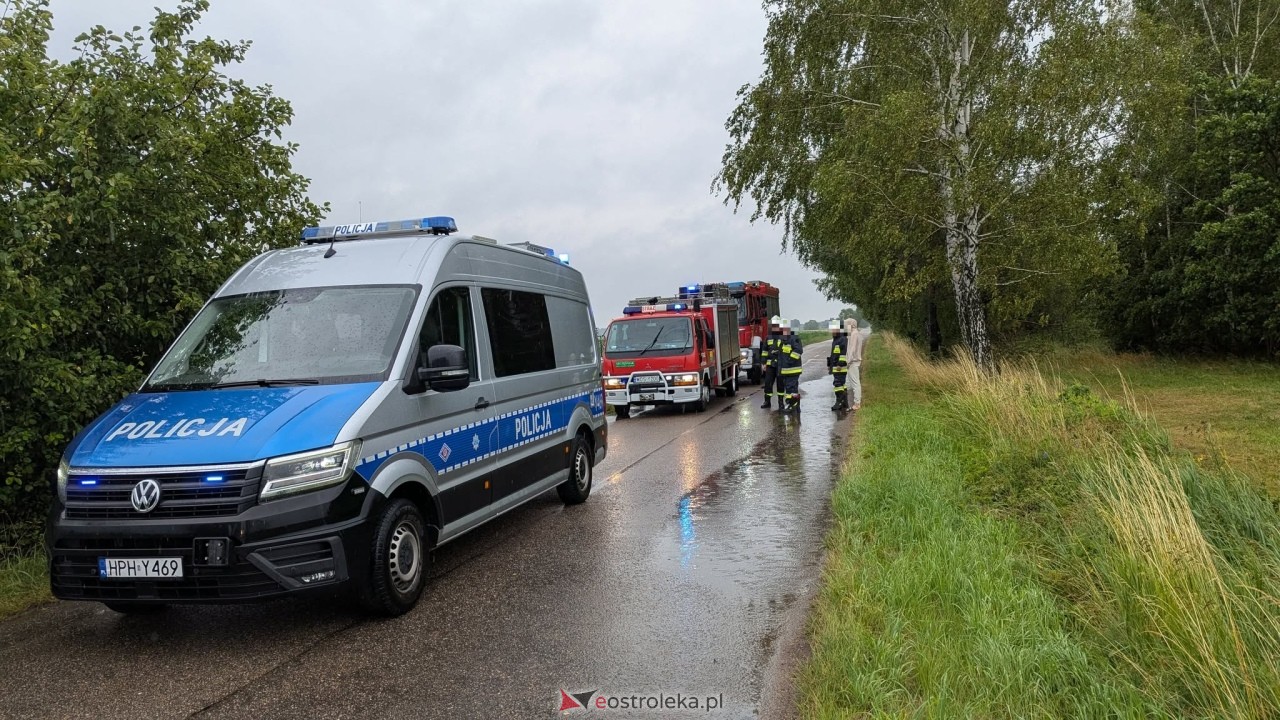 Wypadek między Zabielem o Ołdakami [9.07.2025] - zdjęcie #7 - eOstroleka.pl