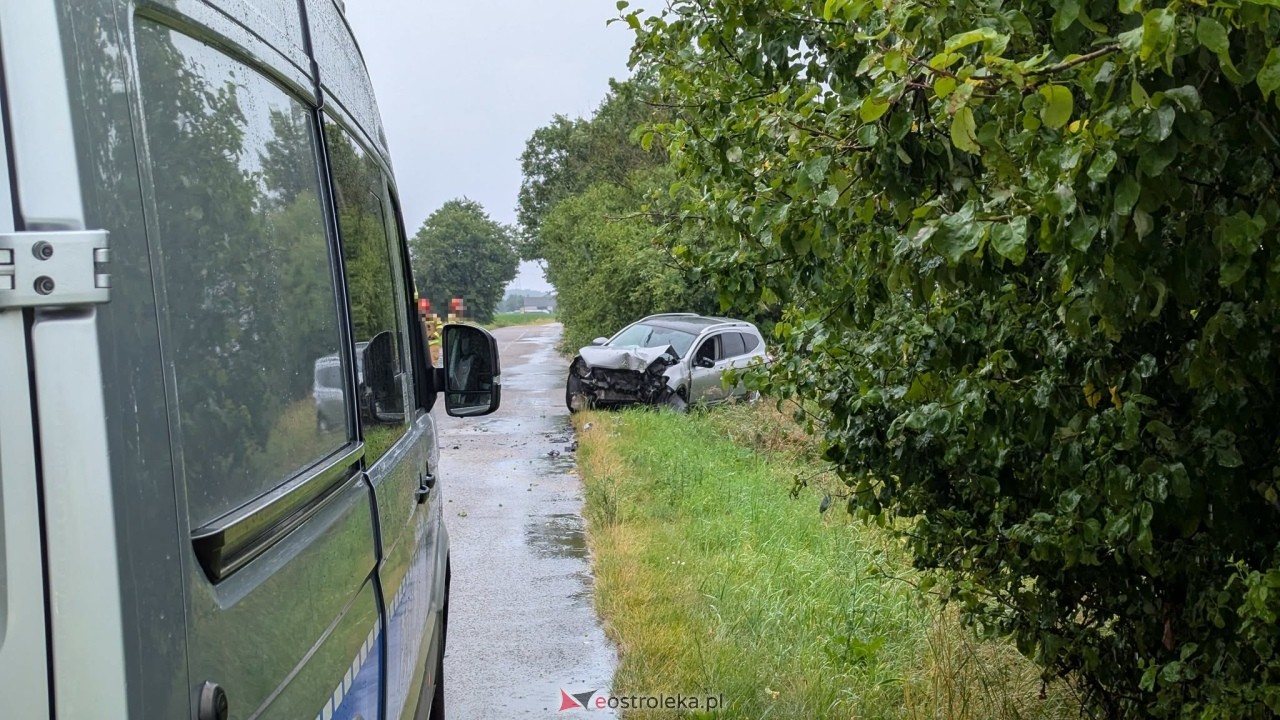 Wypadek między Zabielem o Ołdakami [9.07.2025] - zdjęcie #6 - eOstroleka.pl