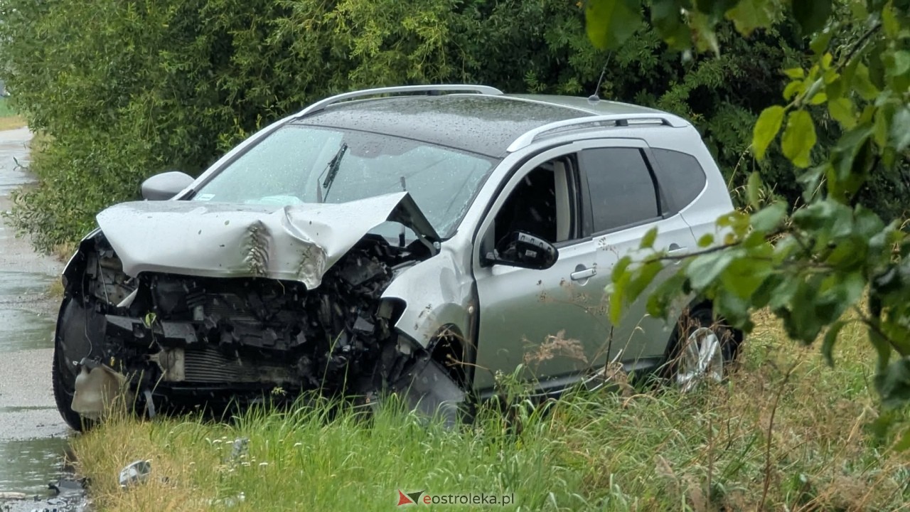 Wypadek między Zabielem o Ołdakami [9.07.2025] - zdjęcie #5 - eOstroleka.pl