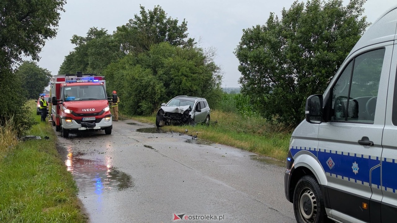 Wypadek między Zabielem o Ołdakami [9.07.2025] - zdjęcie #1 - eOstroleka.pl