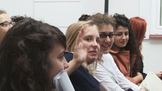 Młodzież z zagranicy odwiedziła Ostrołękę (7.X.2011) - zdjęcie #5 - eOstroleka.pl