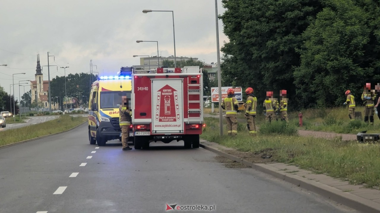 Zderzenie przy obwodnicy [09.07.2025] - zdjęcie #1 - eOstroleka.pl