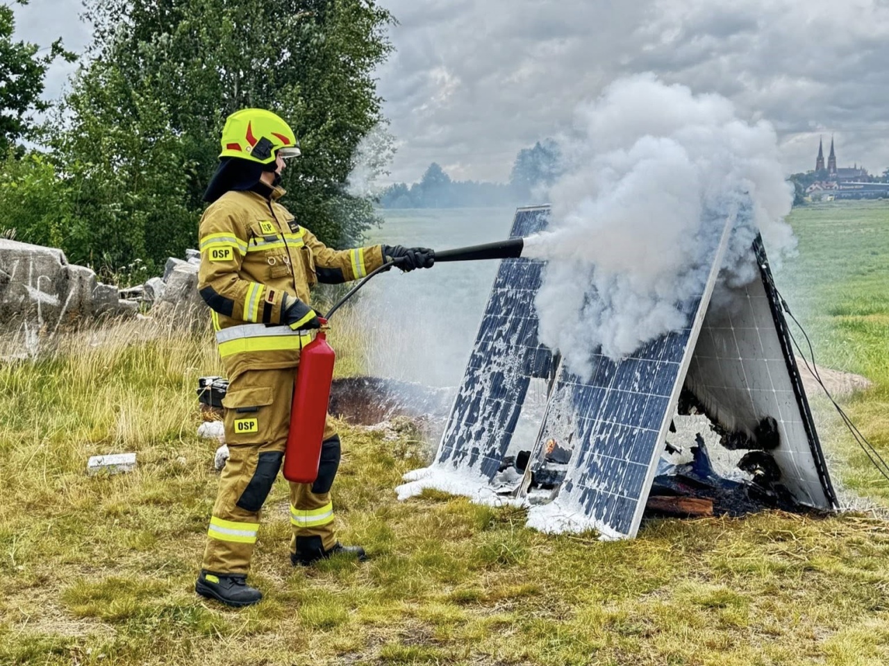 Ćwiczenia pożarowe w gminie Baranowo [10.07.2025] - zdjęcie #8 - eOstroleka.pl