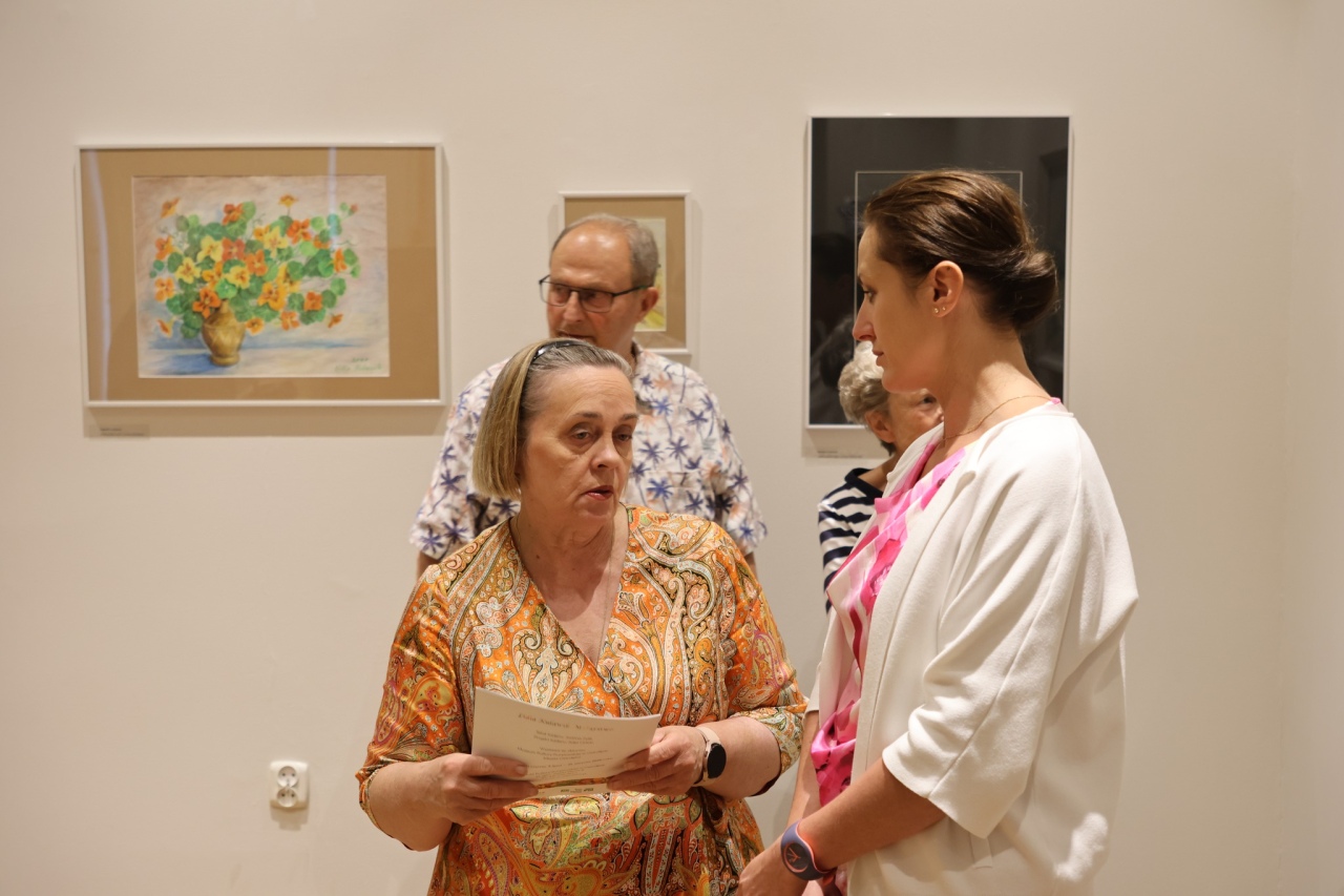 Wernisaż malarstwa Lidii Kulawik w Ostrołęce [09.07.2025] - zdjęcie #7 - eOstroleka.pl