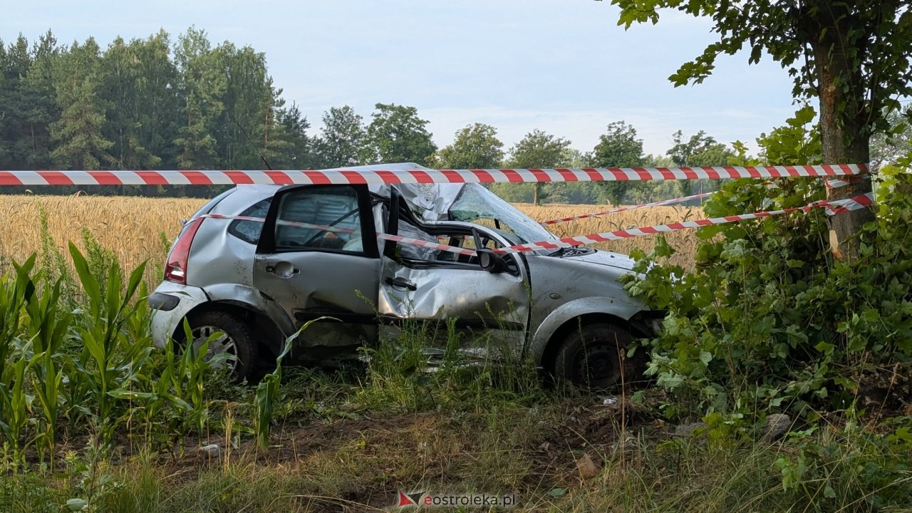 Wypadek w Kurpiach Dworskich [14.07.2025] - zdjęcie #20 - eOstroleka.pl