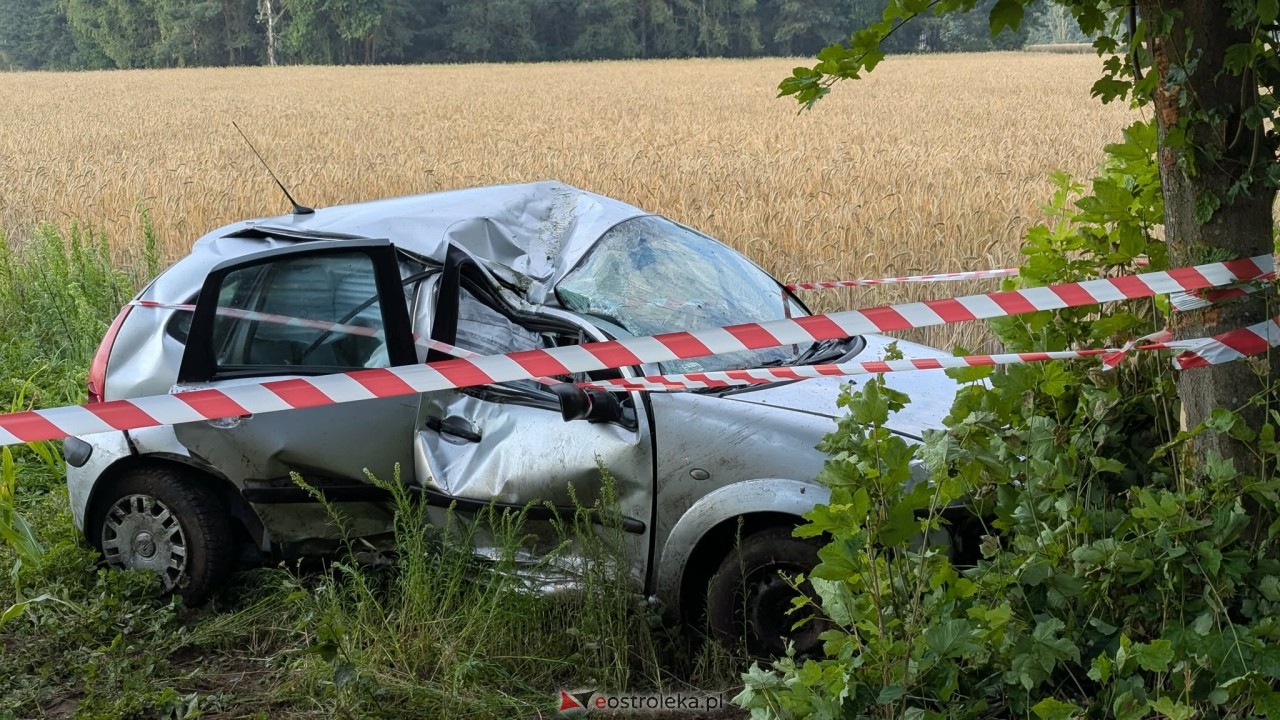 Wypadek w Kurpiach Dworskich [14.07.2025] - zdjęcie #19 - eOstroleka.pl