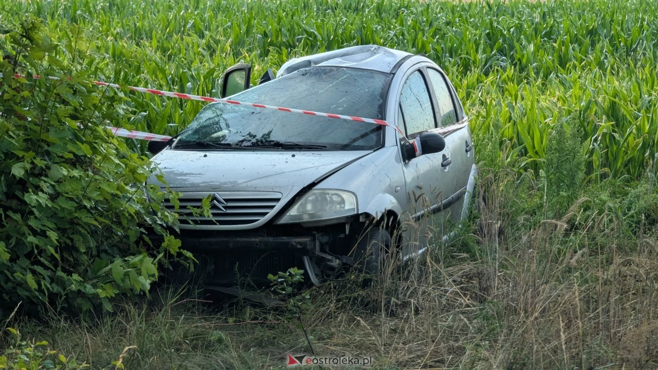 Wypadek w Kurpiach Dworskich [14.07.2025] - zdjęcie #18 - eOstroleka.pl