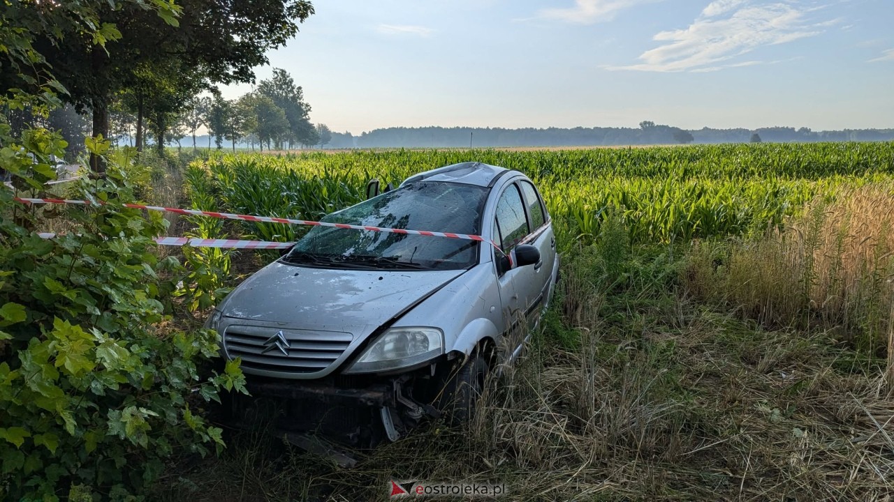 Wypadek w Kurpiach Dworskich [14.07.2025] - zdjęcie #17 - eOstroleka.pl
