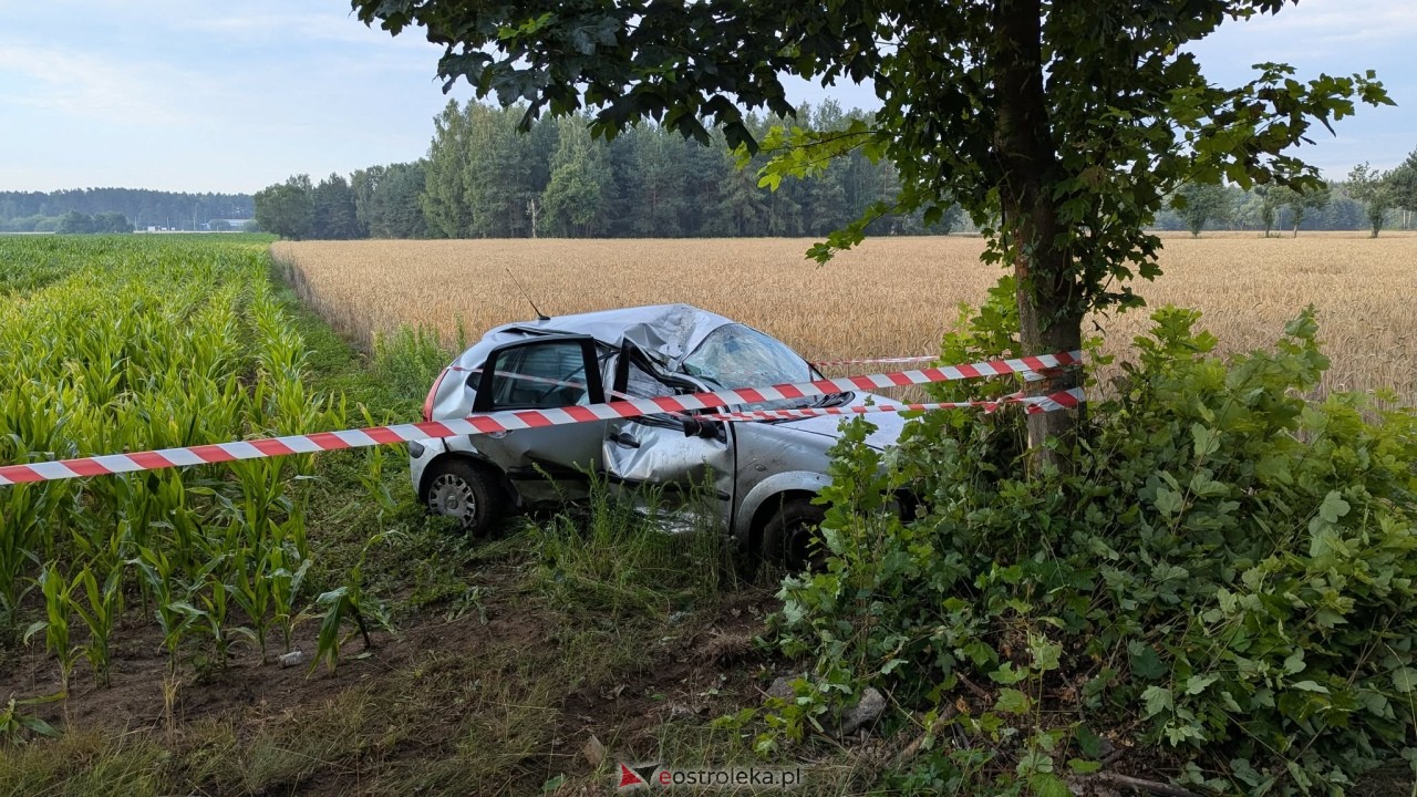 Wypadek w Kurpiach Dworskich [14.07.2025] - zdjęcie #16 - eOstroleka.pl