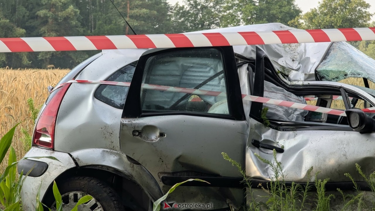 Wypadek w Kurpiach Dworskich [14.07.2025] - zdjęcie #14 - eOstroleka.pl