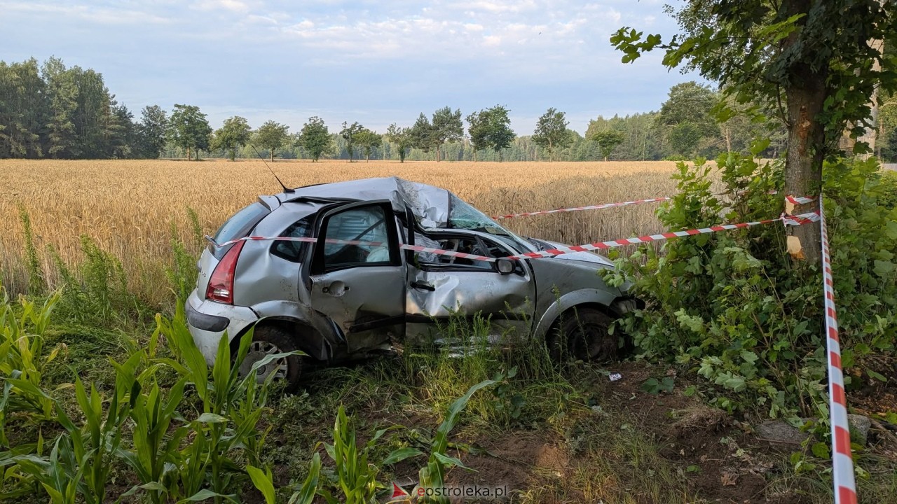 Wypadek w Kurpiach Dworskich [14.07.2025] - zdjęcie #13 - eOstroleka.pl