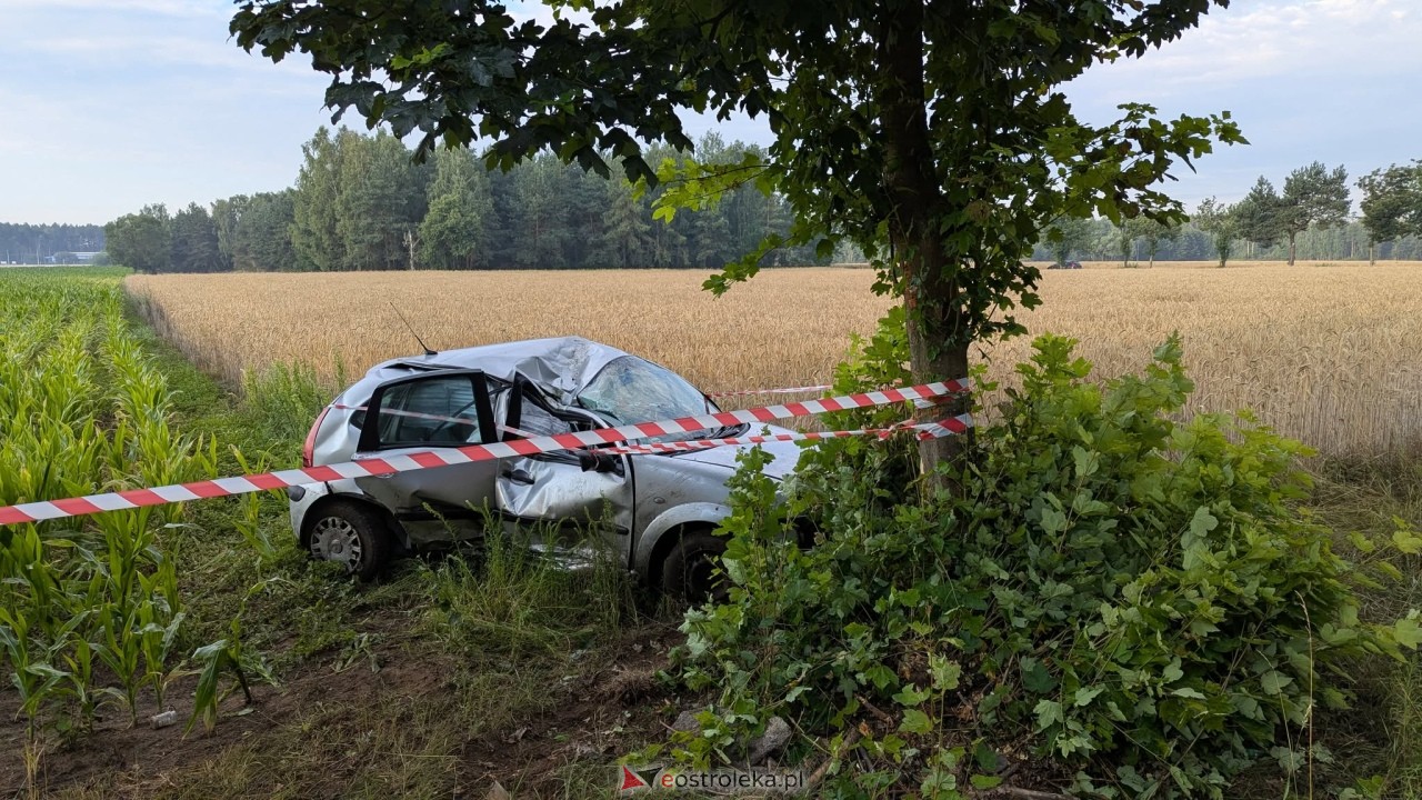 Wypadek w Kurpiach Dworskich [14.07.2025] - zdjęcie #12 - eOstroleka.pl