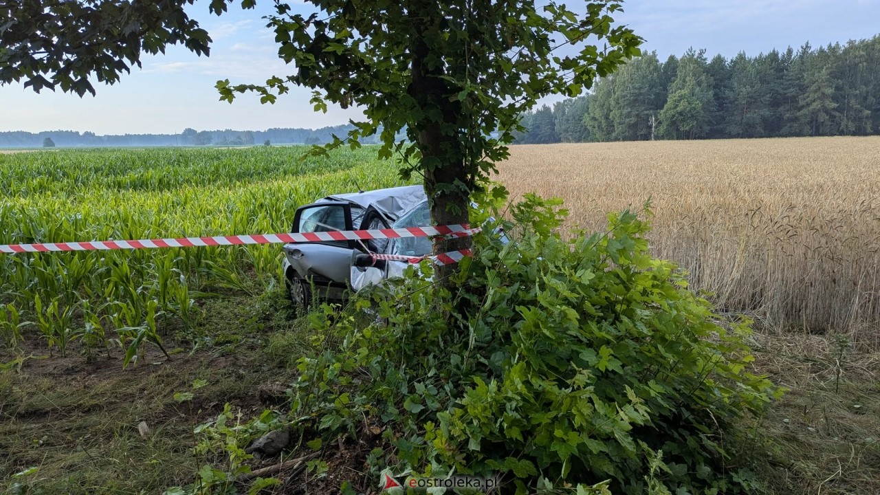 Wypadek w Kurpiach Dworskich [14.07.2025] - zdjęcie #8 - eOstroleka.pl