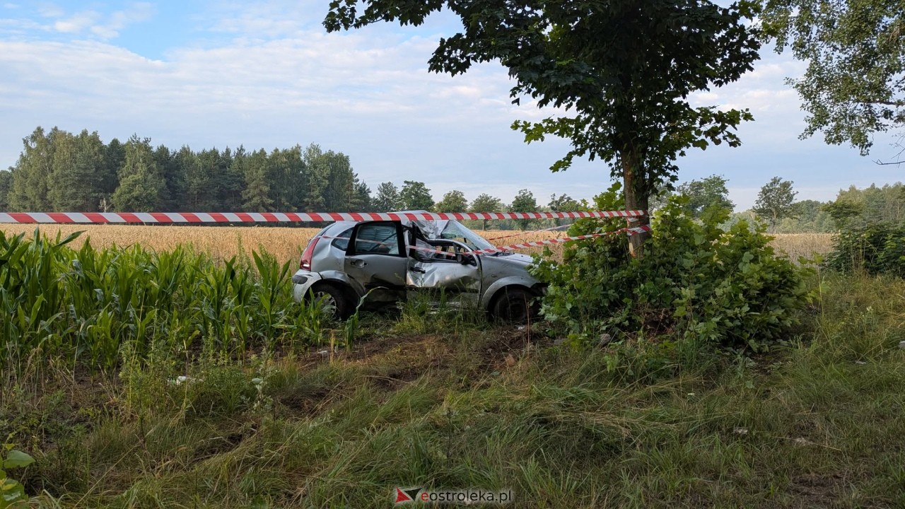 Wypadek w Kurpiach Dworskich [14.07.2025] - zdjęcie #4 - eOstroleka.pl