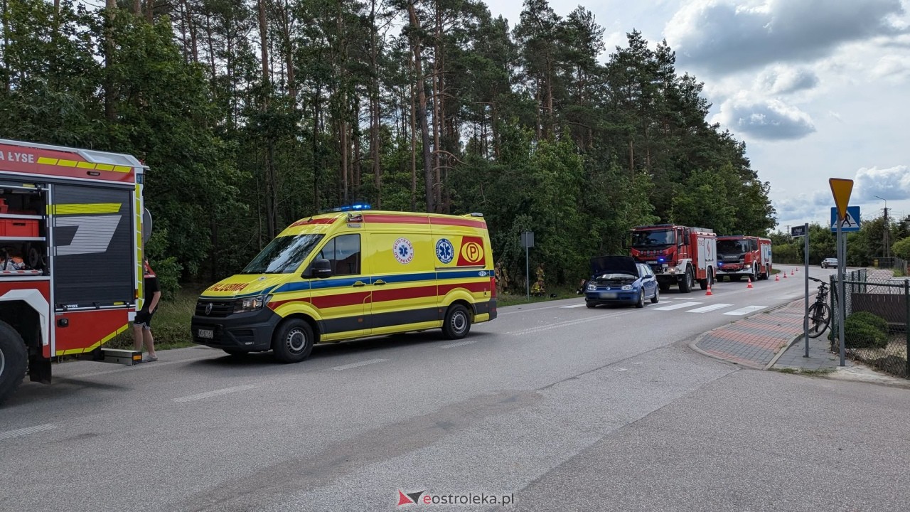 Wypadek w Łysych [18.07.2025] - zdjęcie #14 - eOstroleka.pl