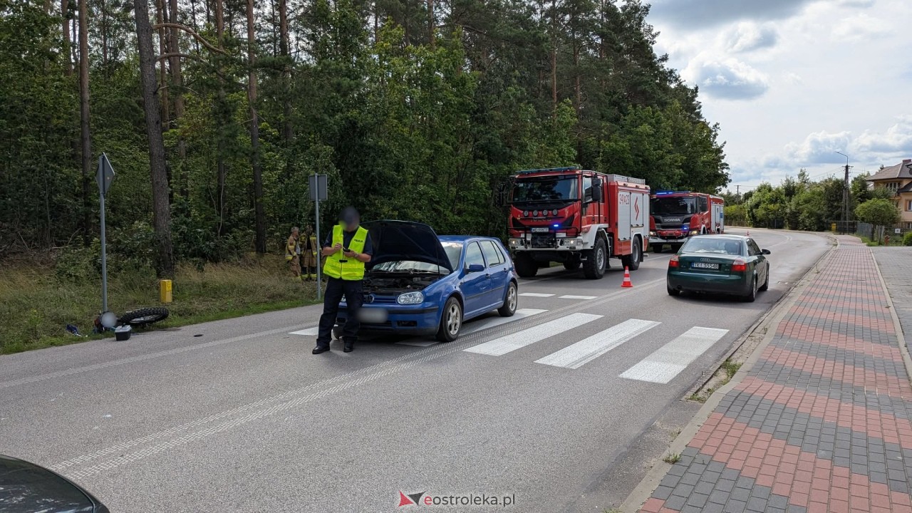 Wypadek w Łysych [18.07.2025] - zdjęcie #3 - eOstroleka.pl