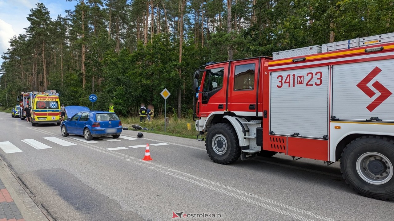 Wypadek w Łysych [18.07.2025] - zdjęcie #1 - eOstroleka.pl