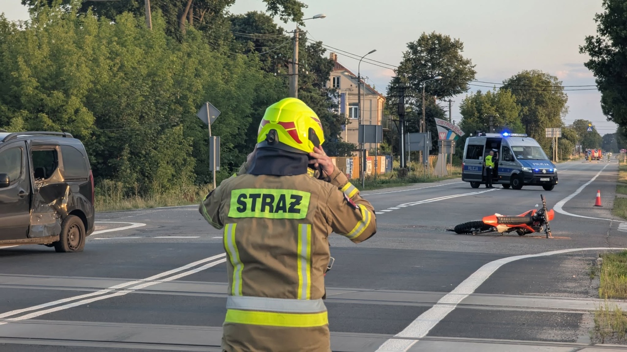 Wypadek przy Warszawskiej w Ostrołęce [20.07.2025] - zdjęcie #14 - eOstroleka.pl