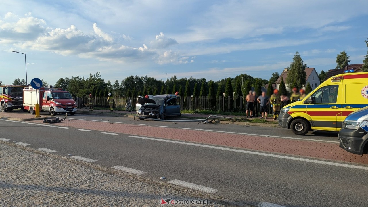 Wypadek w Drężewie [21.07.2025] - zdjęcie #6 - eOstroleka.pl