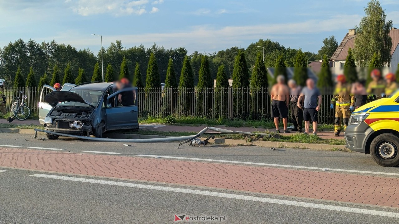 Wypadek w Drężewie [21.07.2025] - zdjęcie #5 - eOstroleka.pl