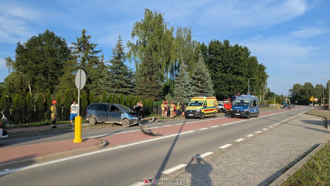 Wypadek w Drężewie [21.07.2025] - zdjęcie #1 - eOstroleka.pl