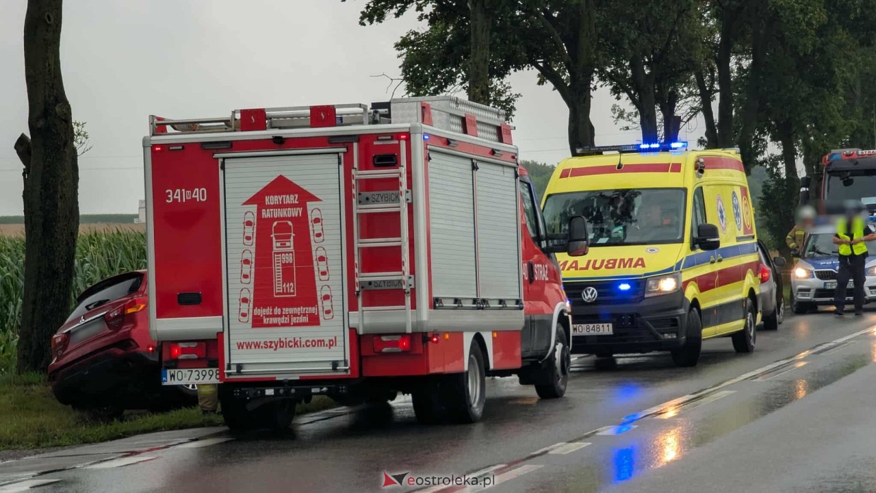 Wypadek w Grodzisku Dużym [22.07.2025] - zdjęcie #9 - eOstroleka.pl