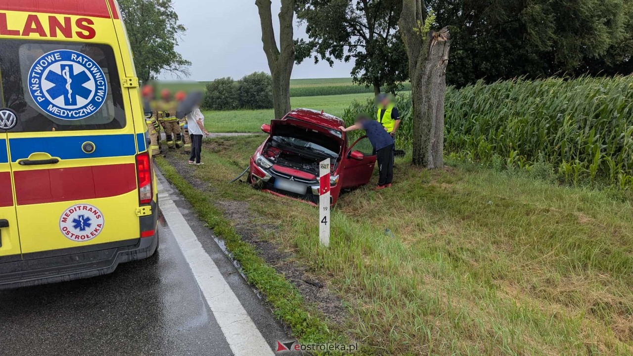 Wypadek w Grodzisku Dużym [22.07.2025] - zdjęcie #8 - eOstroleka.pl