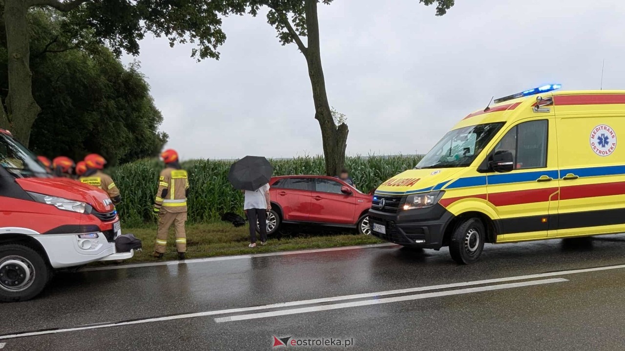 Wypadek w Grodzisku Dużym [22.07.2025] - zdjęcie #6 - eOstroleka.pl