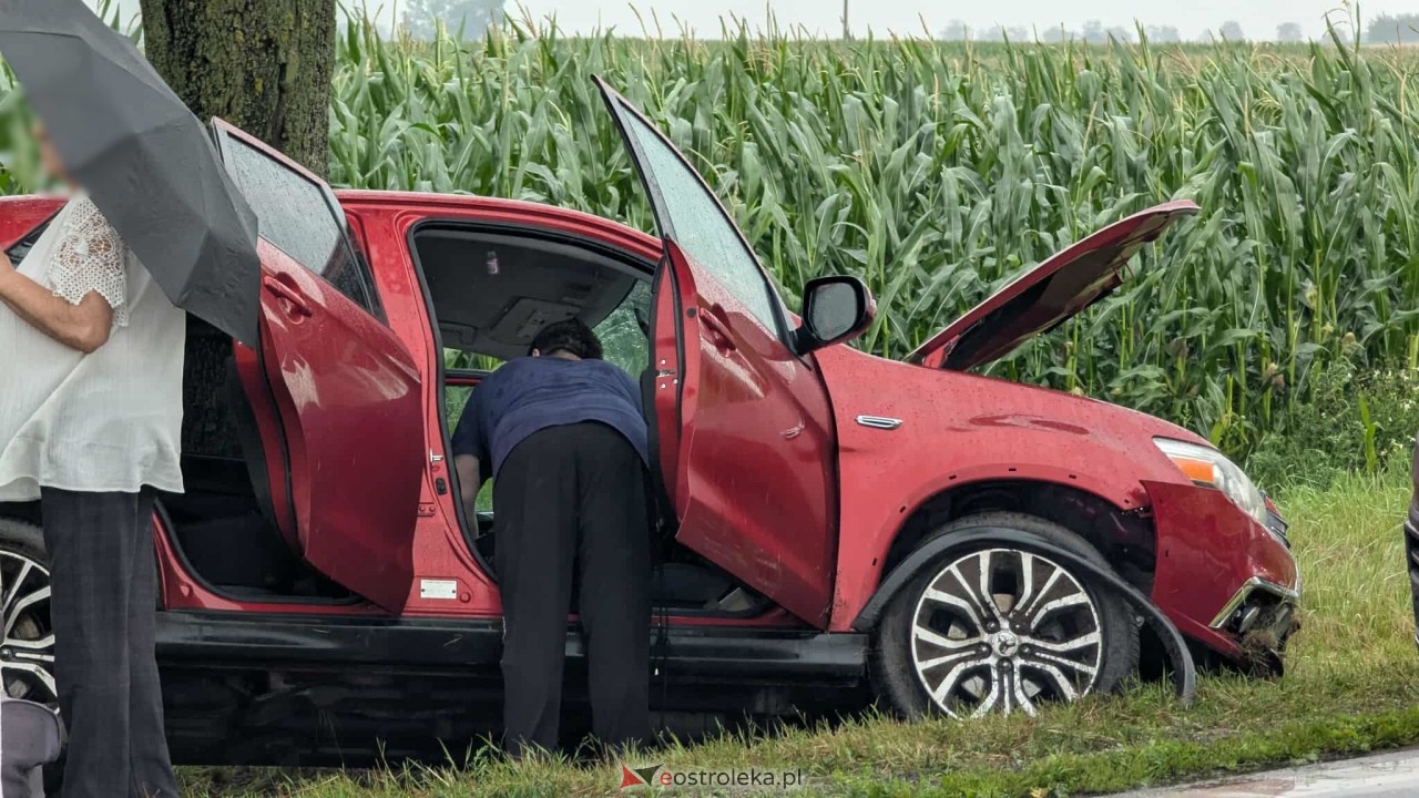Wypadek w Grodzisku Dużym [22.07.2025] - zdjęcie #5 - eOstroleka.pl