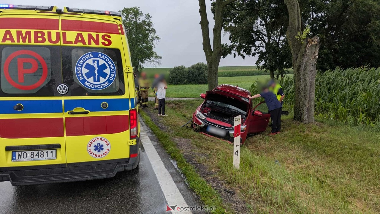 Wypadek w Grodzisku Dużym [22.07.2025] - zdjęcie #2 - eOstroleka.pl