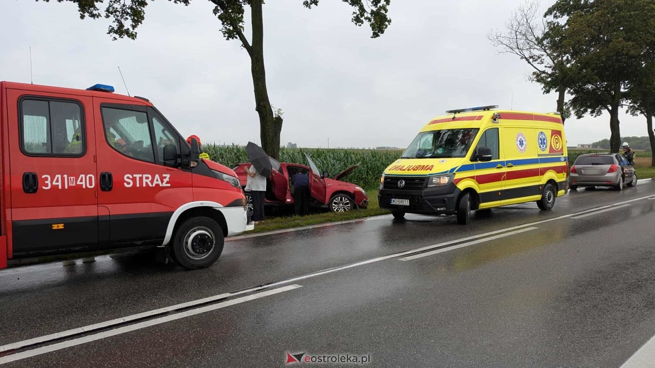 Wypadek w Grodzisku Dużym [22.07.2025] - zdjęcie #1 - eOstroleka.pl