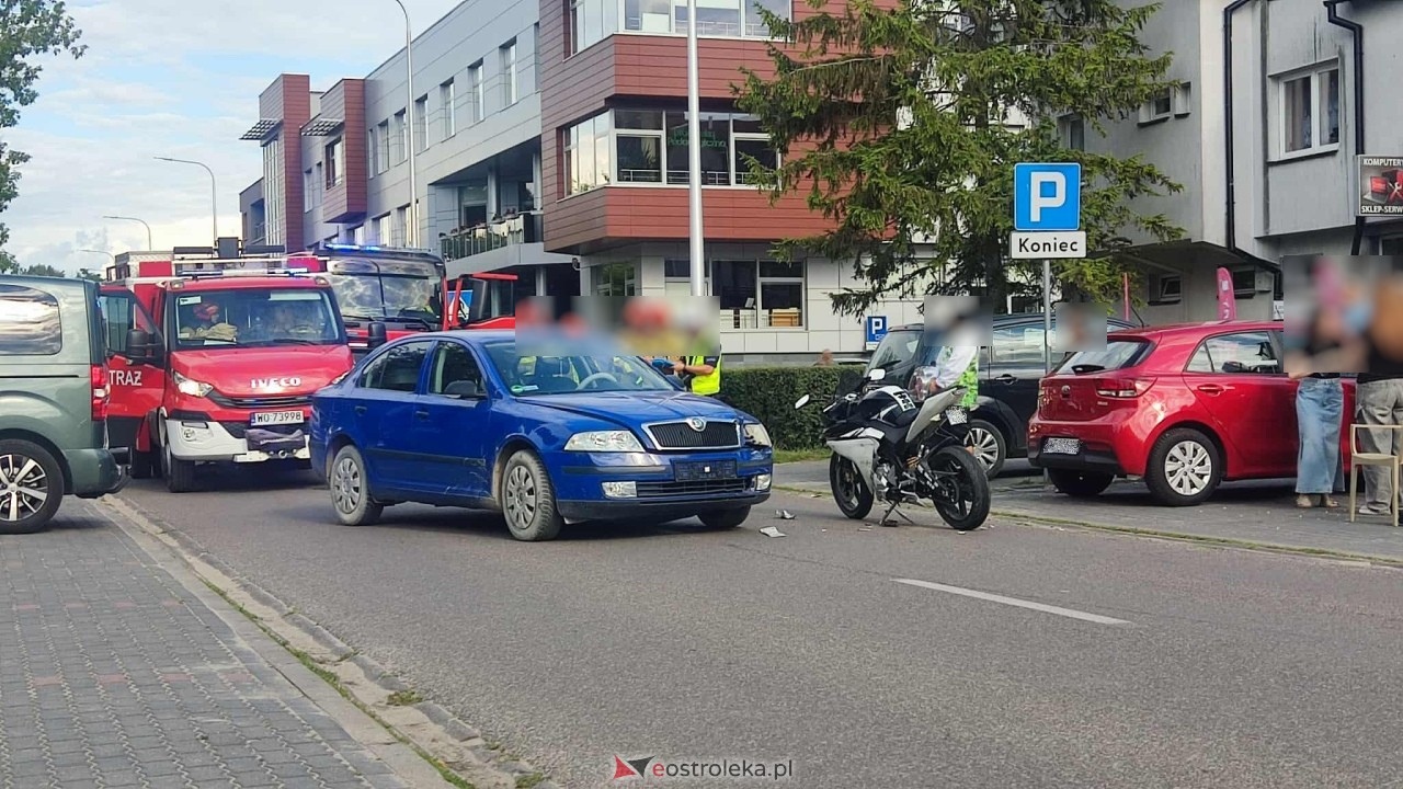 Wypadek na ul. Piłsudskiego [25.07.2025] - zdjęcie #3 - eOstroleka.pl